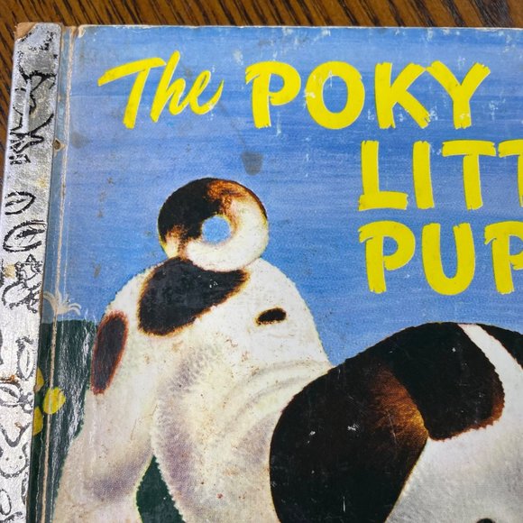 The Poky Little Puppy Little Golden Book Classic 1982 Childrens Story Book u - Picture 2 of 8